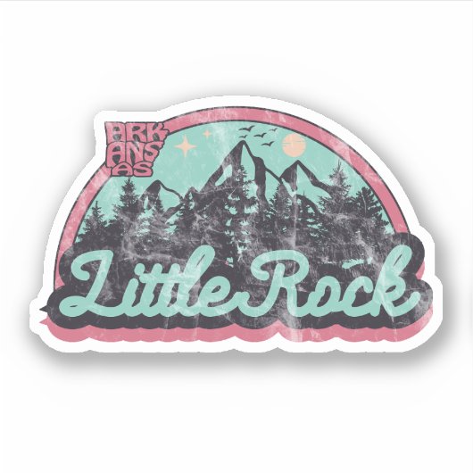 Little Rock, Sticker Arkansas (Devant)