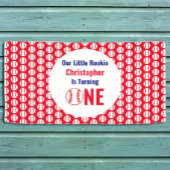 Little Rookie Baseball 1e verjaardag Spandoek
