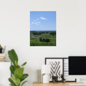 Little Round Top Panorama 2 Poster (Thuiskantoor)