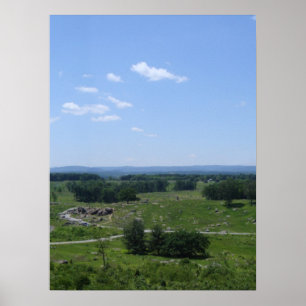 Little Round Top Panorama 2 Poster