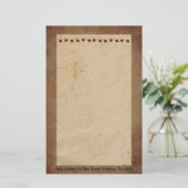 Little Rusty Stars Stationery Briefpapier (Staand voorkant)