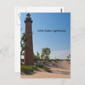 Little Sable Lighthouse Briefkaart (Voorkant / Achterkant)
