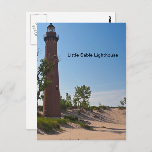 Little Sable Lighthouse Briefkaart (Voorkant / Achterkant)