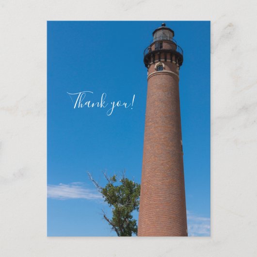 Little Sable Point Light Dankjewel-Ansichtkaart Briefkaart (Voorkant)