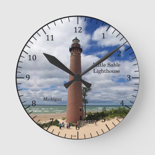Little Sable Point Lighthouse klok (Voorkant)