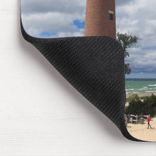 Little Sable Point Lighthouse mousepad Muismat (Hoek)