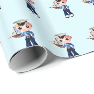 Little Sailor Boy inpakpapier