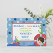 Little Sailor - Invitations d'anniversaire (Debout devant)