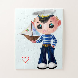 Little Sailor Jigzaag Puzzle Legpuzzel