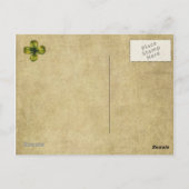 Little Saint Patty's Day Girl - Carte postale (Dos)