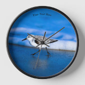 Little Sanderling Bird beroemd gemaakt door Zee (Voorkant)