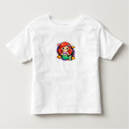 Little Sea Dreamer Mermaid – Cute Toddler Girl T-S Kinder Shirts