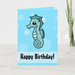 Little Seahorse Verjaardagskaart Kaart