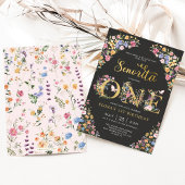 Little Senorita Fiesta Wildflower 1e verjaardag Kaart