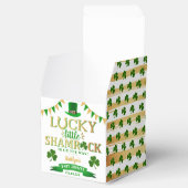 Little Shamrock St. Patrick's Day Baby shower Bedankdoosjes (Geopend)