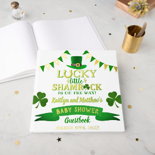 Little Shamrock St. Patrick's Day Baby shower Gastenboek