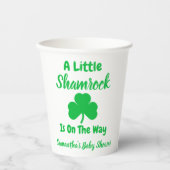 Little Shamrock St Patrick's Day Papieren Bekers (Voorkant)