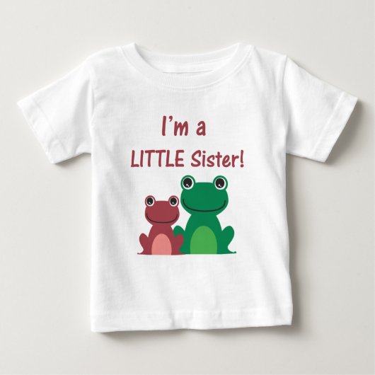 Little Sister Frog Sibling T (Groen/Roze) (Voorkant)