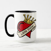 Little Sister Heart Tattoo Mok (Links)