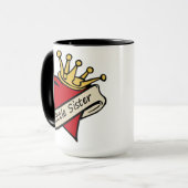 Little Sister Heart Tattoo Mok (Voorkant links)