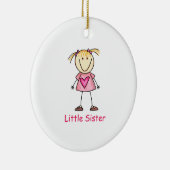 LITTLE SISTER KERAMISCH ORNAMENT (Rechts)