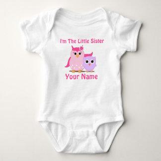 Little Sister Owl gepersonaliseerd T-Shirt