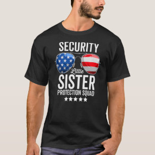 Little Sister Protection Squad Big Brother Securi T-shirt