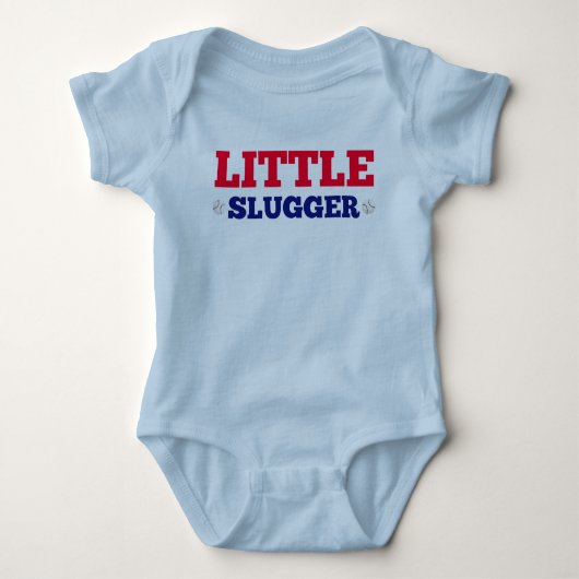Little Slugger Baby Bodysuit (Voorkant)