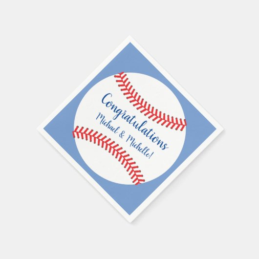 Little Slugger Baseball Baby shower Servet (Hoek)
