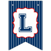 Little Slugger Baseball Party Bunting Flag Vlaggetjes (Tweede vlag)