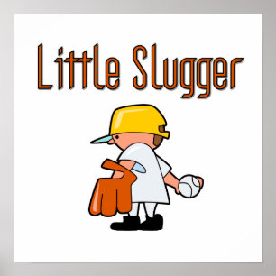 Little Slugger Baseball T-shirts en cadeautjes Poster