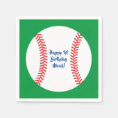 Little Slugger Baseball Verjaardagsfeestje Servet (Voorkant)