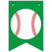 Little Slugger Baseball Verjaardagsfeestje Vlaggetjes (Eerste vlag)