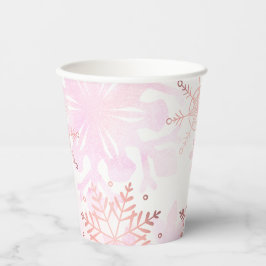 Little Snowflake Girl Baby shower Papieren Bekers