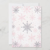 Little Snowflake Winter Baby Shower Invitation (Dos)