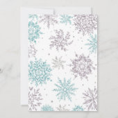 Little Snowflake Winter Baby Shower Invitation (Dos)