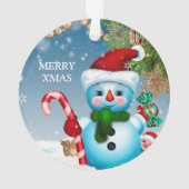 Little Snowman Ornament (achterkant)