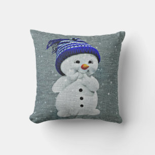 Little Snowman Sierkussen 16 x 16 inch
