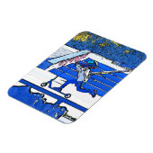 Little Speedster - Stunt Scooter Rider Magneet (Linkerzijde)