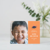 Little Spider Happy Halloween Carte photo (Debout devant)