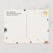 Little Spider Happy Halloween Carte photo (Dos)