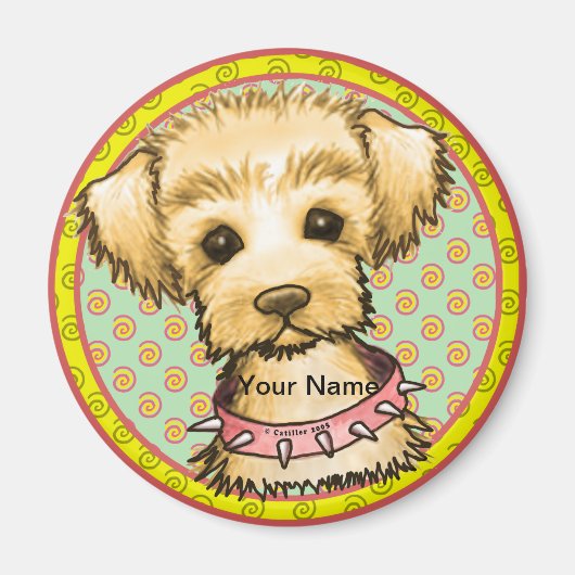 Little Spike Dog Magneet (Voorkant)