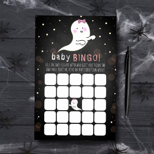 Little Spirit Halloween Baby shower Bingo