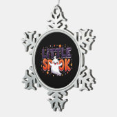 Little Spook Cute Halloween Creative Style Tin Sneeuwvlok Ornament (Rechts)