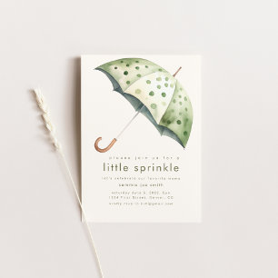 Little Sprinkle Baby shower Invitation Kaart