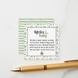 Little Sprout-boeken voor baby-bijlagekaart Informatiekaartje