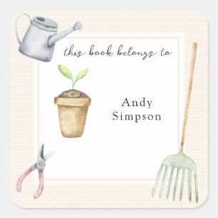 Little Sprout Dit boek is van Vierkante Sticker