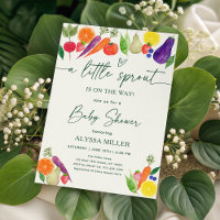 Little Sprout Farmer's Market Baby shower