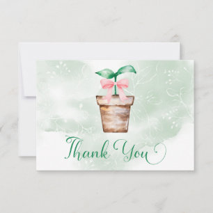 Little Sprout is on the Way Garden Thank You Kaart