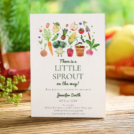 Little Sprout Lokaal Gegroeide Boeren Baby shower Kaart